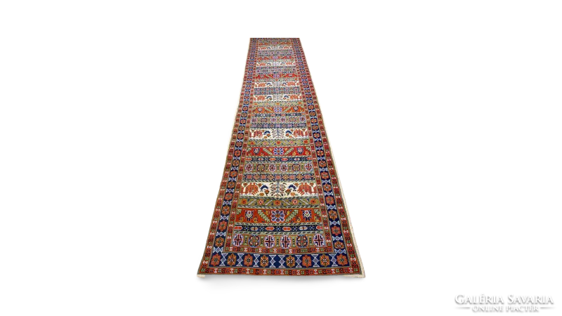 Különleges Berber futószőnyeg 438x99 cm