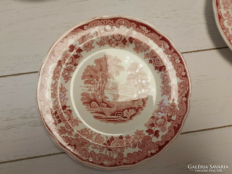 Antique English Copeland Spode Earthenware Dessert Set