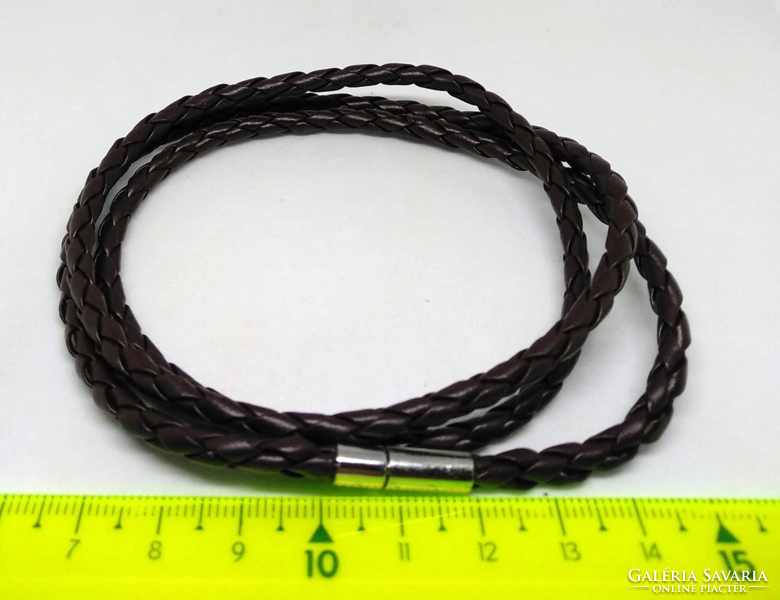 Braided leather bracelet 229