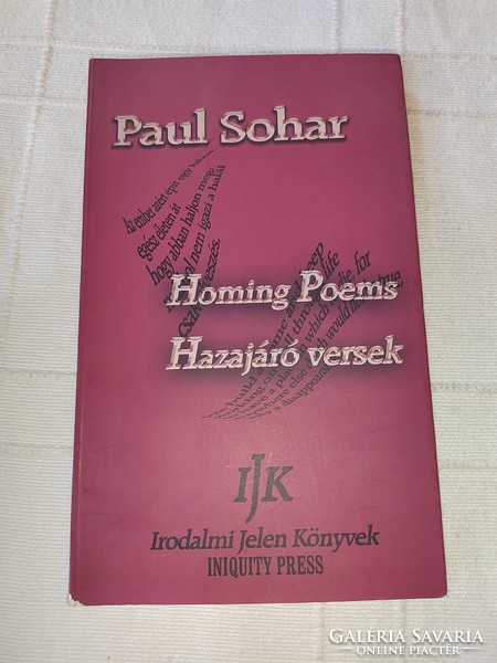 Paul Sohar: Homing Poems / Hazajáró versek