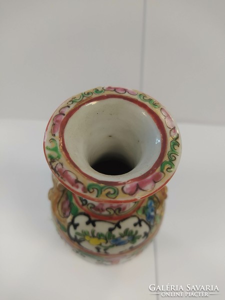 Richly decorated porcelain Chinese vase