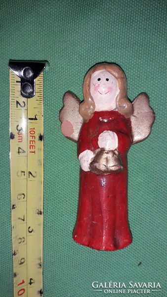 Antique painted ceramic angel Christmas tree figure according to the pictures