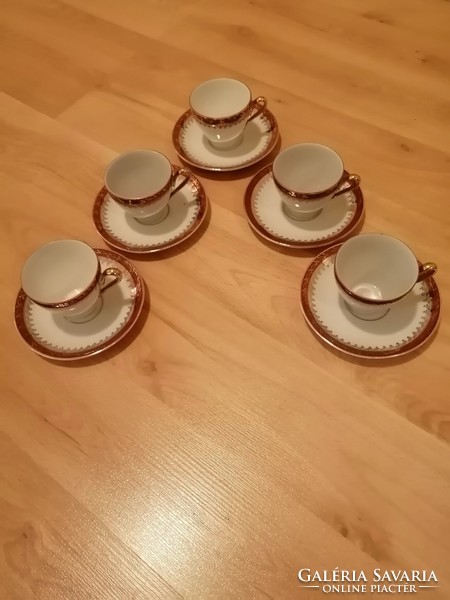 Pm German coffee set 6 pieces porcelain