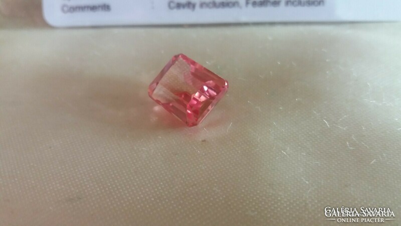2.15 Ct padparadscha .With certificate