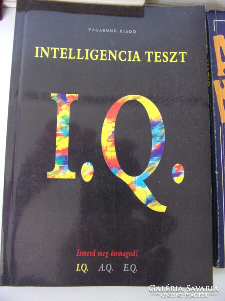 Grafológiával,kártyavetéssel asztrológiával és IQ teszttel foglalkozó könyvek 7 Db