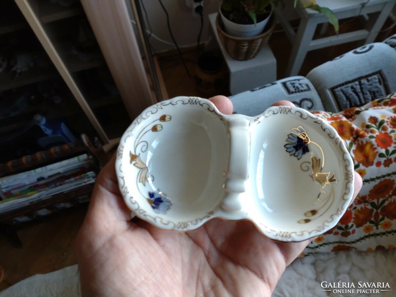 Zsolnay búzás sótartó porcelán