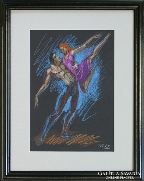 Attila Boros: I look up to you - with frame 40x30 cm - artwork: 30x20cm - ba23/815