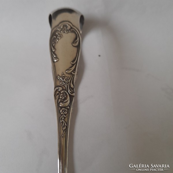 Silver plated sugar tongs