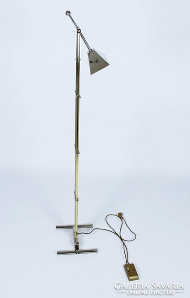 Goetz German adjustable halogen floor lamp with dimmer, 1970s