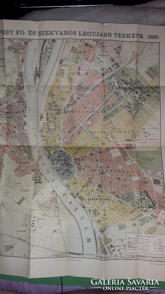 :Budapest térképe házszámok megjelölésével és az utczák és terek .. a képek szerint