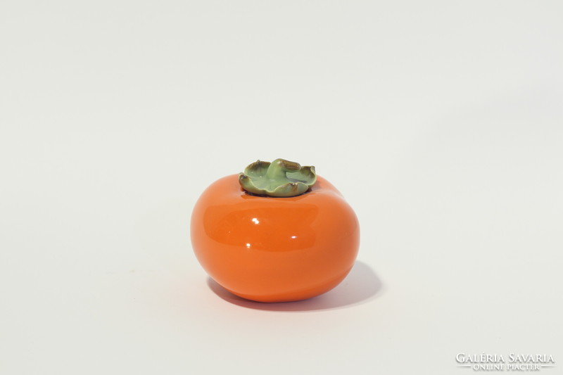 Painted porcelain gourd with spices