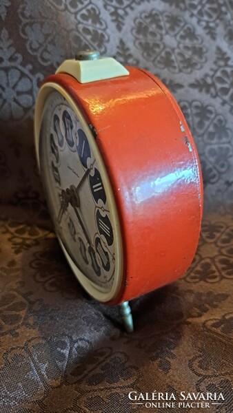 Jantar retro alarm clock, rattle clock (m3859)