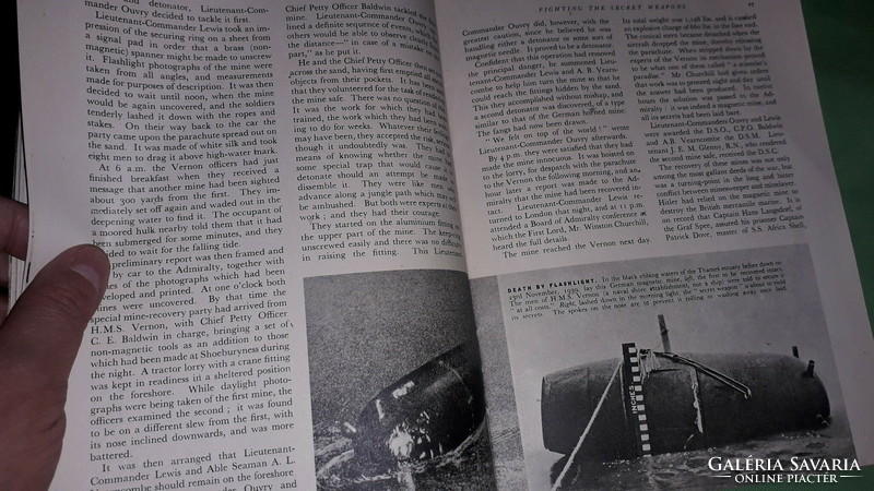 1943.ŐFELSÉGE AKNAKERESŐI HMSO hadtörténeti képes könyv GYŰJTŐI a képek szerint