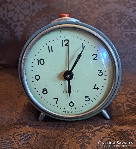 Retro alarm clock, rattle clock (m3858)