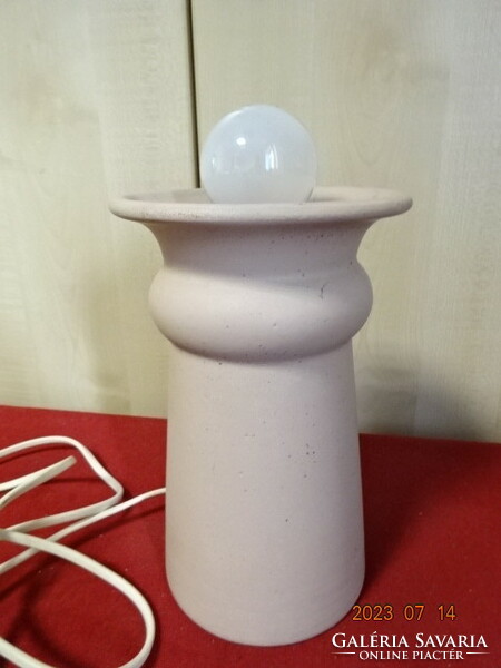 Hungarian ceramic table lamp, height 22 cm. Jokai.