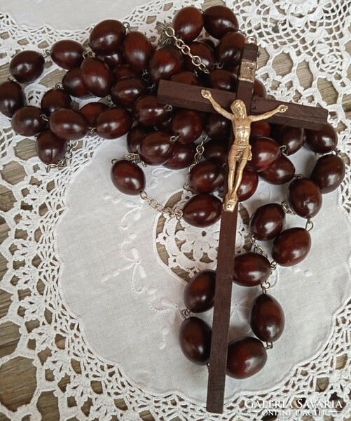 Large wooden rosary