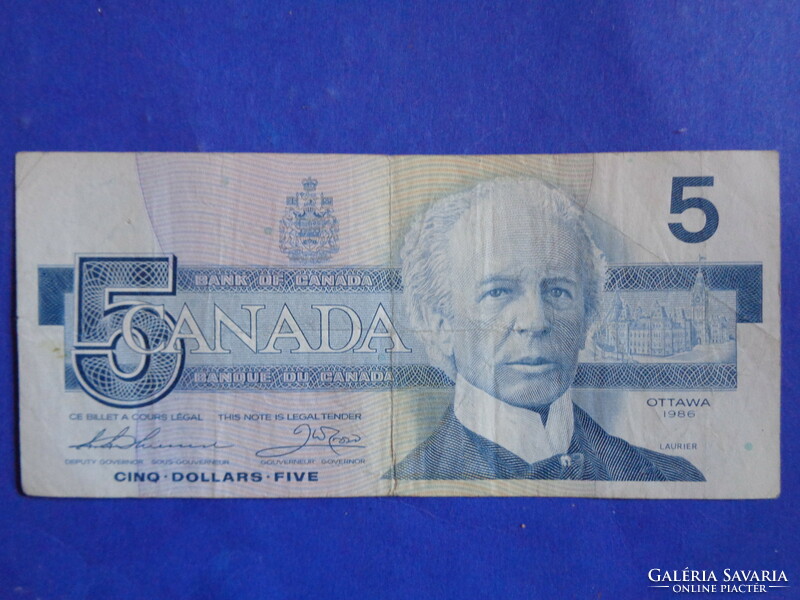 Canada $5 1986