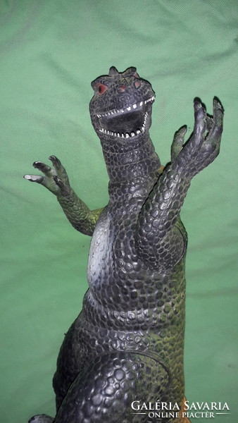 Retro plasztik ÓRIÁS méretű GODZILLA  dinoszaurusz játék figura 45 x 36 cm a képek szerint