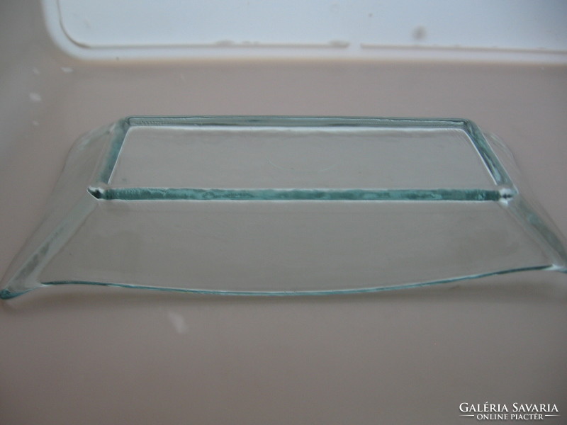 Turquoise glass bowl Spanish ecoglass recycled