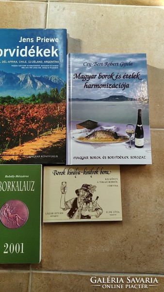 Könyvcsomag - bor és borfogyasztás (40.)