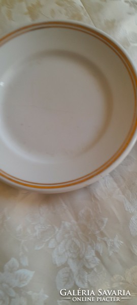 Zsolnay 19 cm arany csíkos tányér
