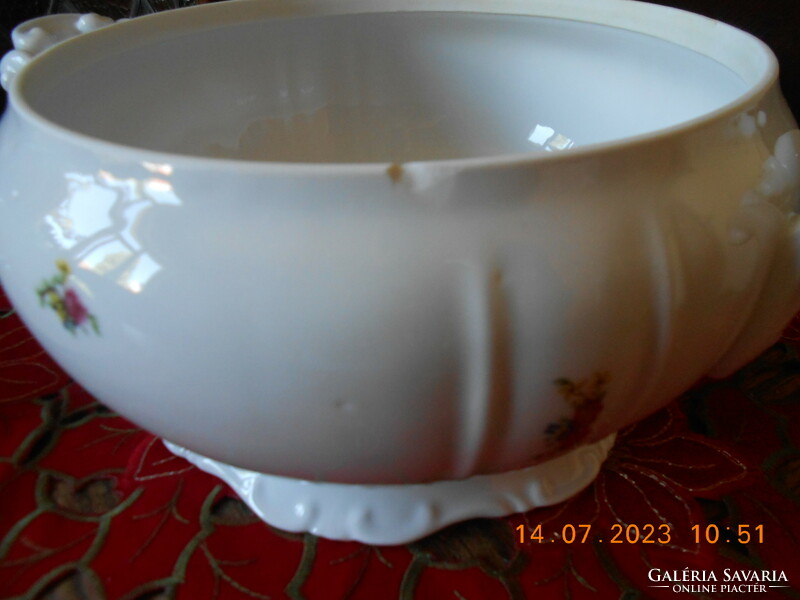 Bowl of Zsolnay soup patterned soup
