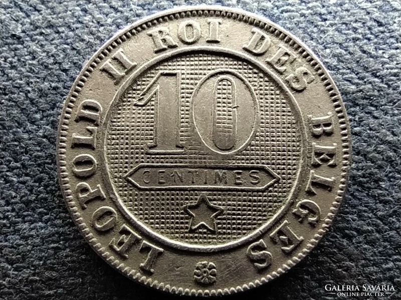 Belgium II. Lipót (1865-1909) 10 centime (francia szöveg) 1894 (id72092)
