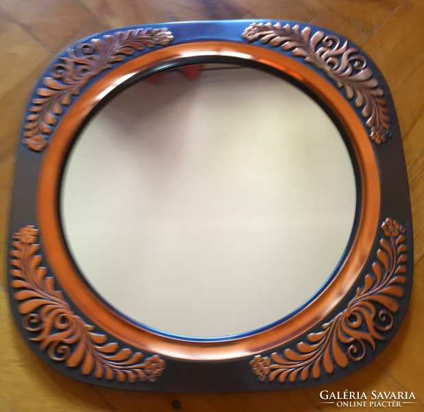 Mirror with copper alloy frame