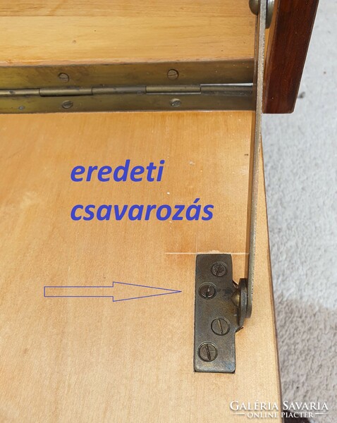 Retro mid-century modern storage bed linen holder cabinet shelf bedside table 1960s