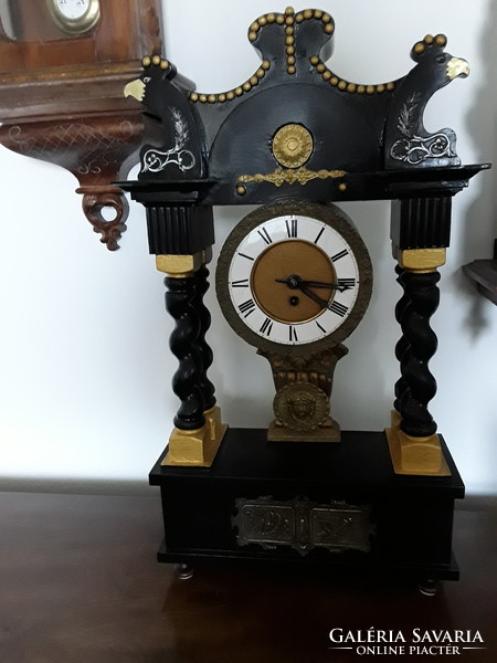 Fireplace clock
