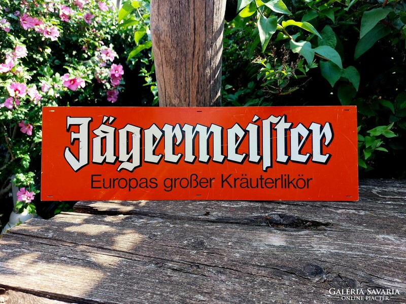 Old jägermeister board. 70 cm×22 cm.
