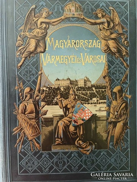 Counties and cities of Abauj-torna County, Hungary..Original edition..