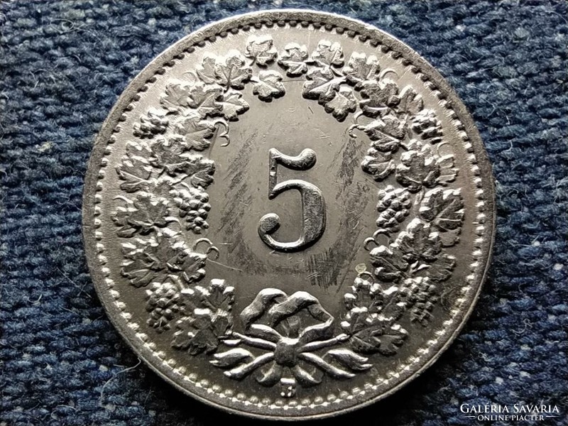 Switzerland 5 rappen 1947 b (id53122)