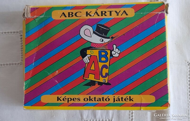 Retro ABC kártya