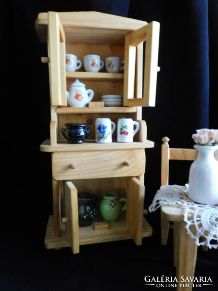 Pine baby furniture (dining room) with accessories