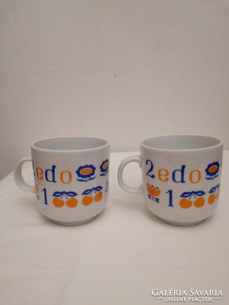 2 Great Plains ABC mugs (damaged)