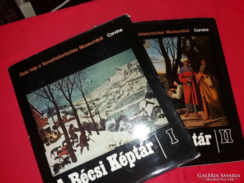 1969.Vinzenz Oberhamm: A Bécsi Képtár I.-II. művészeti szép albumok könyv CORVINA