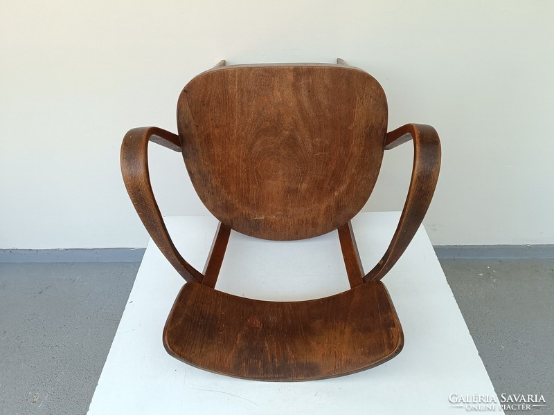 Antik thonet bútor pihenő karfás szék különleges ritka gyűjtői darab 208 7683