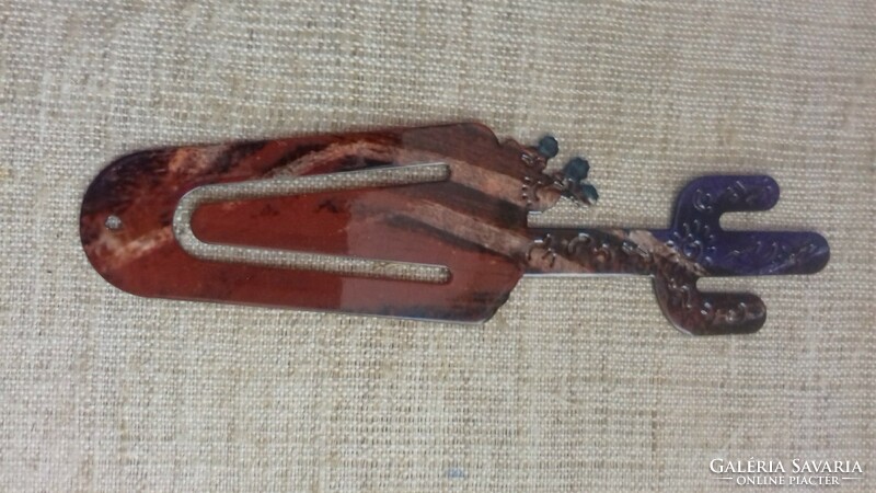 Fire enamel bookmark in good condition