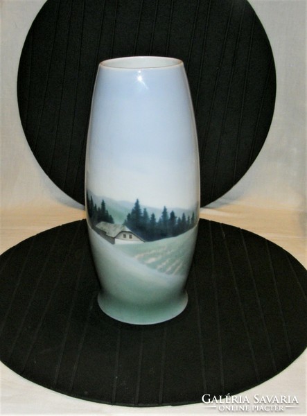 Antik Metzler & Ortloff porcelán váza - 1890-1945 közötti - 25 cm