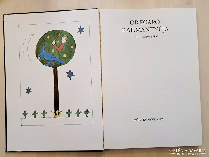 Öregapó's gauntlet - Latvian folk tales, retro storybook