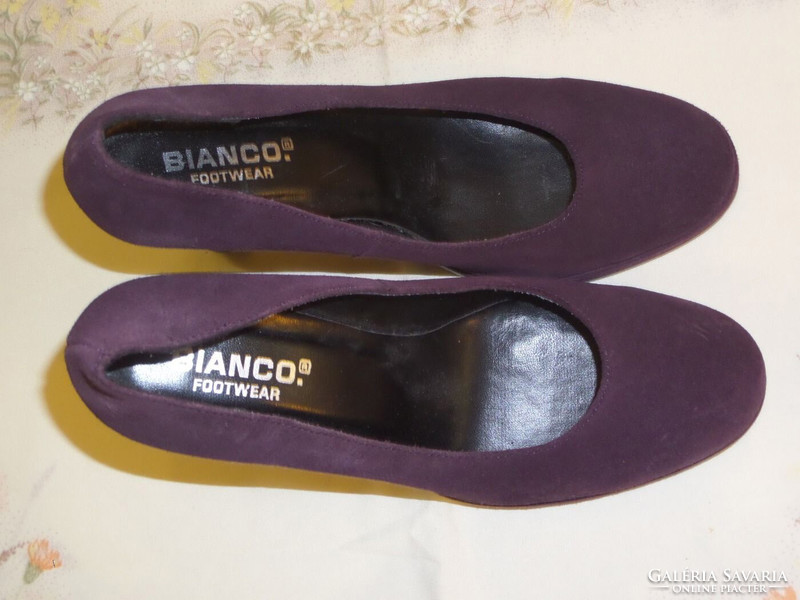 Bianco purple leather women's shoes (size 40)