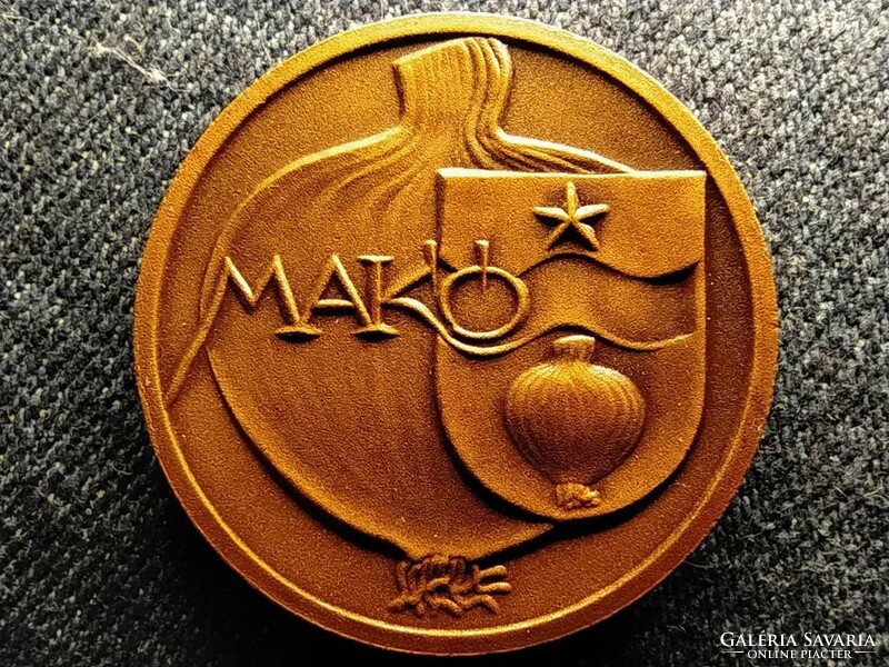 Hungarian cities bronze medal mako, town hall (id56755)
