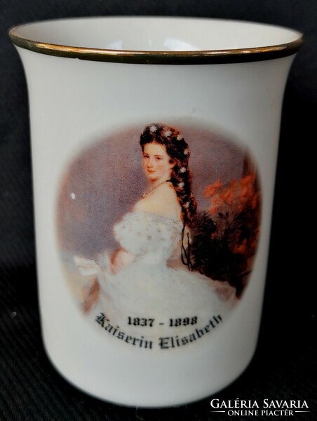 Dt/306. – Austrian commemorative mug with Princess Elisabeth (sisi)