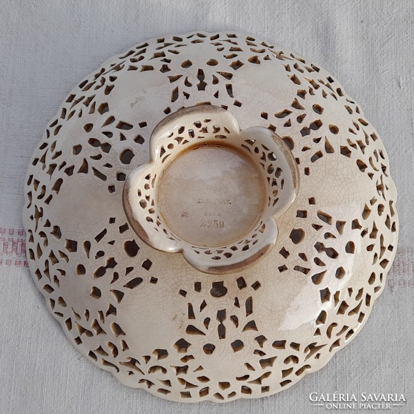 Zsolnay ivory wanda decorative bowl