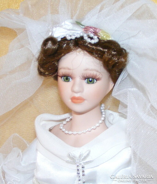 Numbered bride porcelain doll