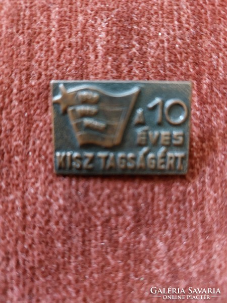 Badge for the 10-year membership