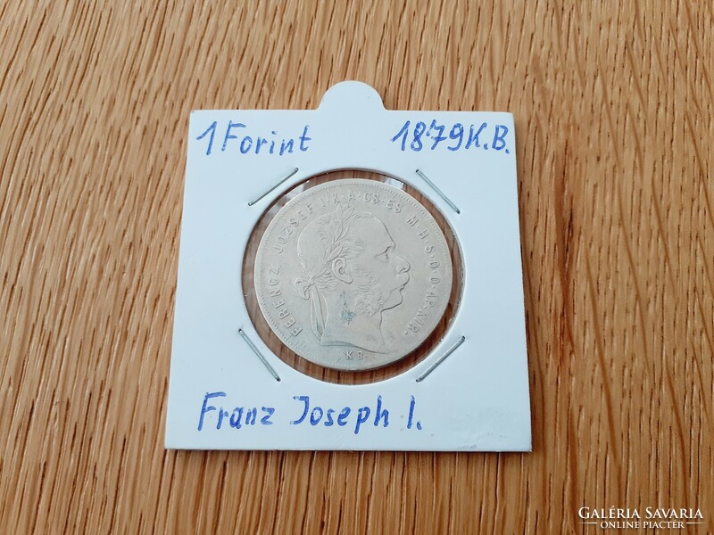 József Ferenc 1 forint 1879, Körmöcbanya. 2,