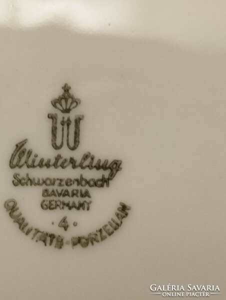 Vintage kosár, cukorka tál / Schwarzenbach Bavaria Germany 4.