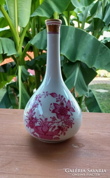 Herend vase, Indian basket pattern 13.5 cm